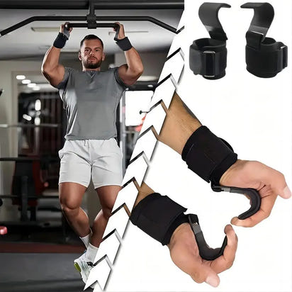 Premium Grip Support Wrist Hooks™