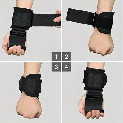 Premium Grip Support Wrist Hooks™